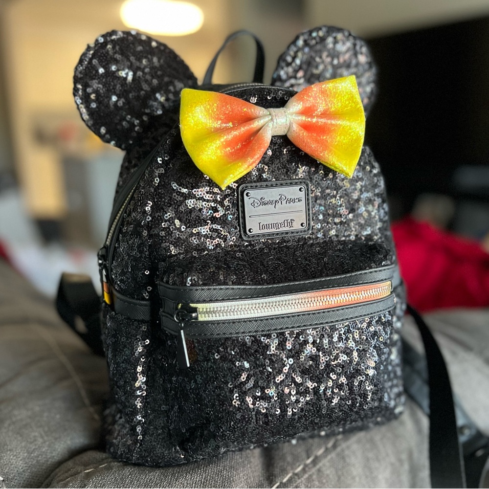 Disney Halloween Candy Corn Loungefly Bag Backpack